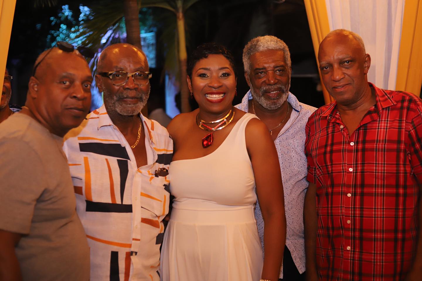 Stephanie Lindsay, owner of Footprints Cafe, with patrons